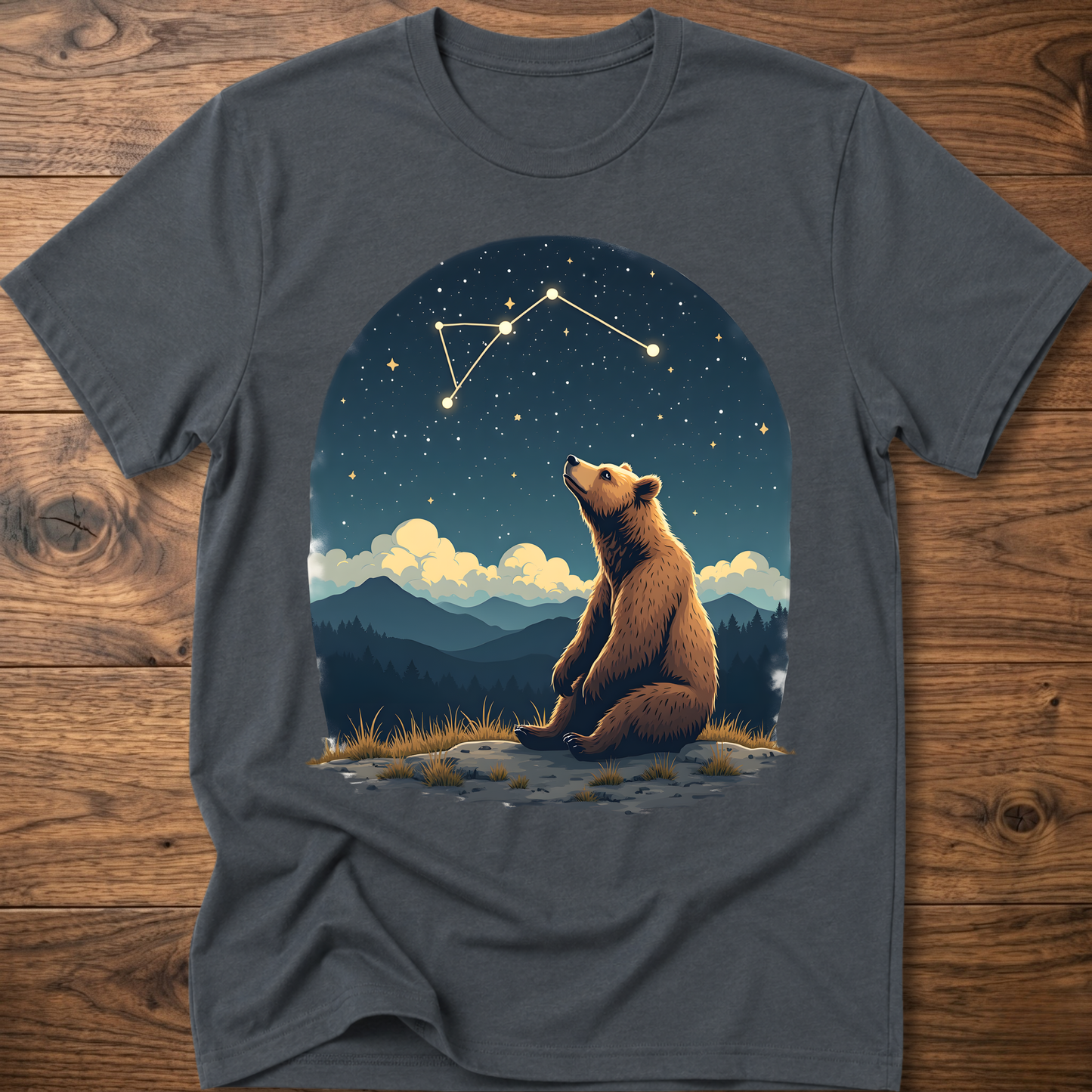 Vintage Starry Bear T-Shirt