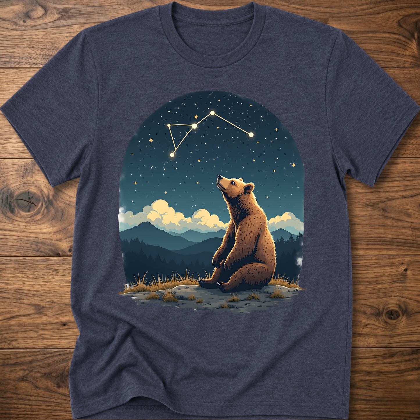 Vintage Starry Bear T-Shirt
