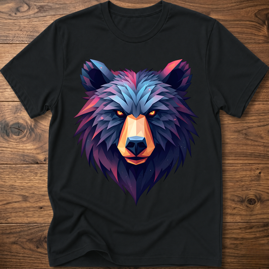 Galactic Geometric Bear T-Shirt