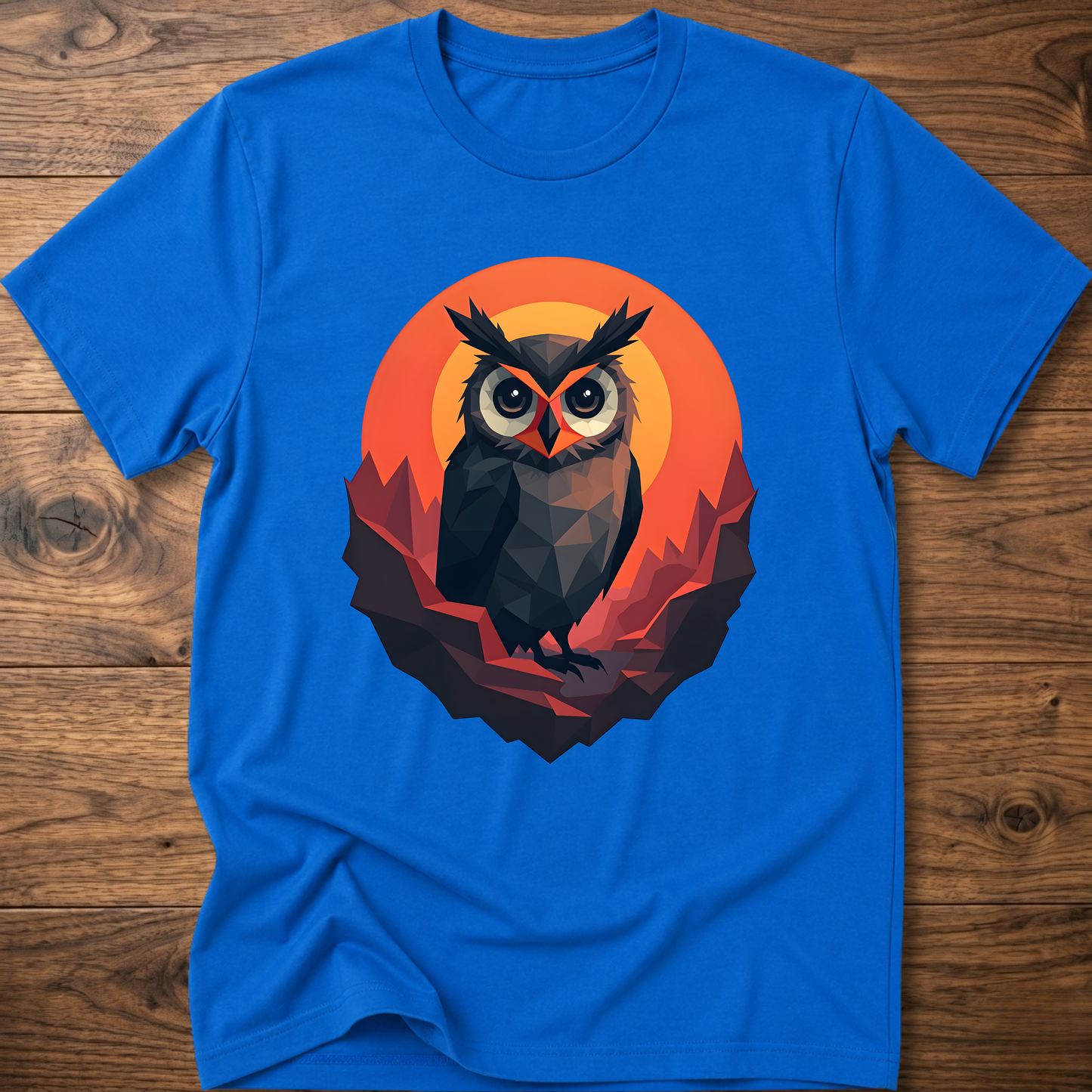 Martian Geometric Owl T-Shirt