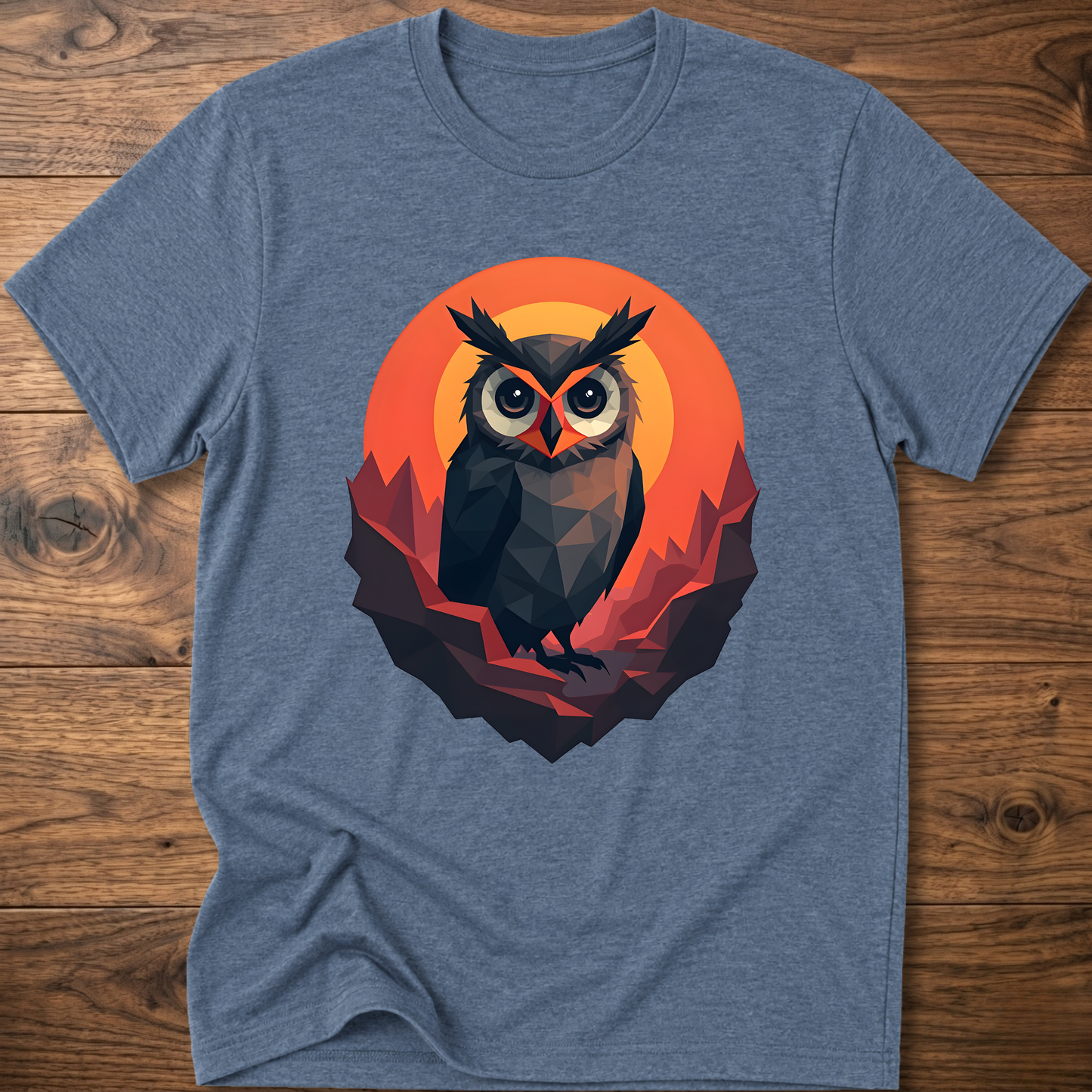 Martian Geometric Owl T-Shirt