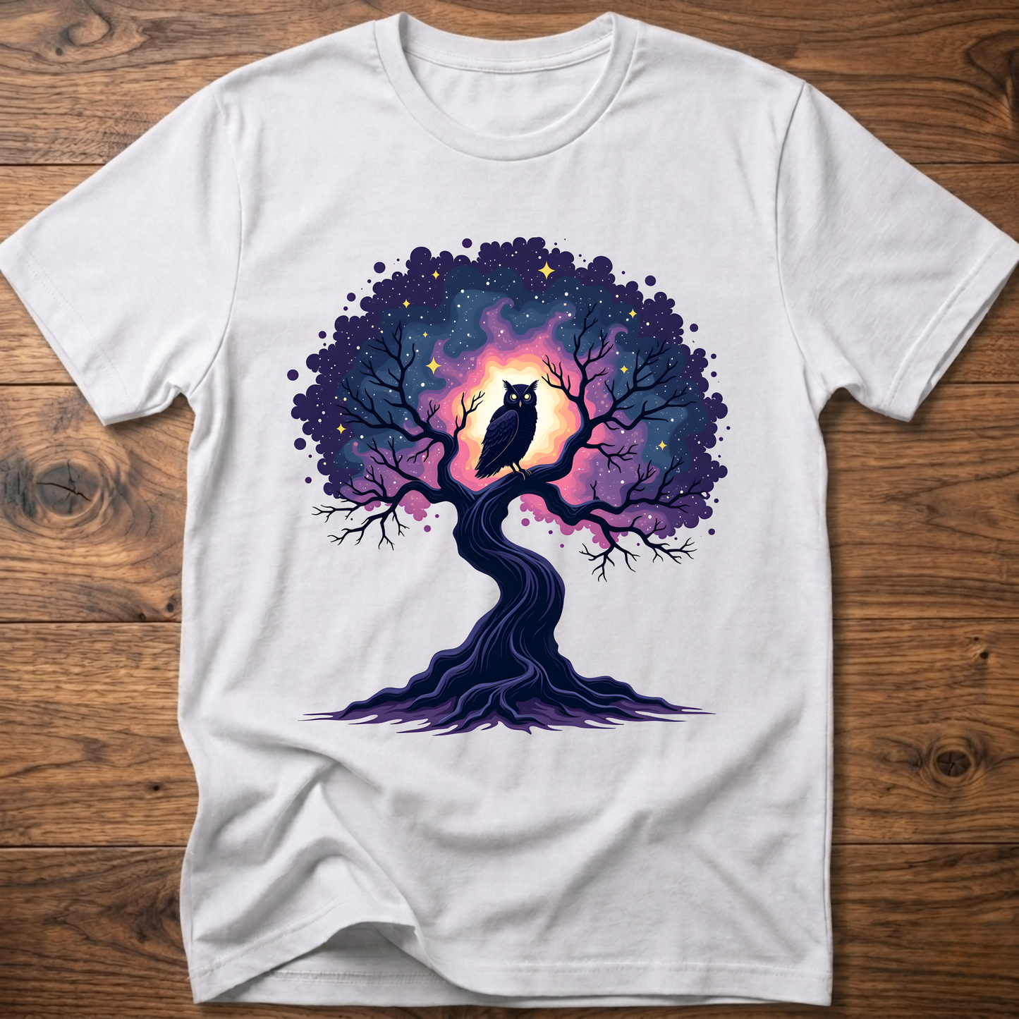 Galactic Tree Owl T-Shirt