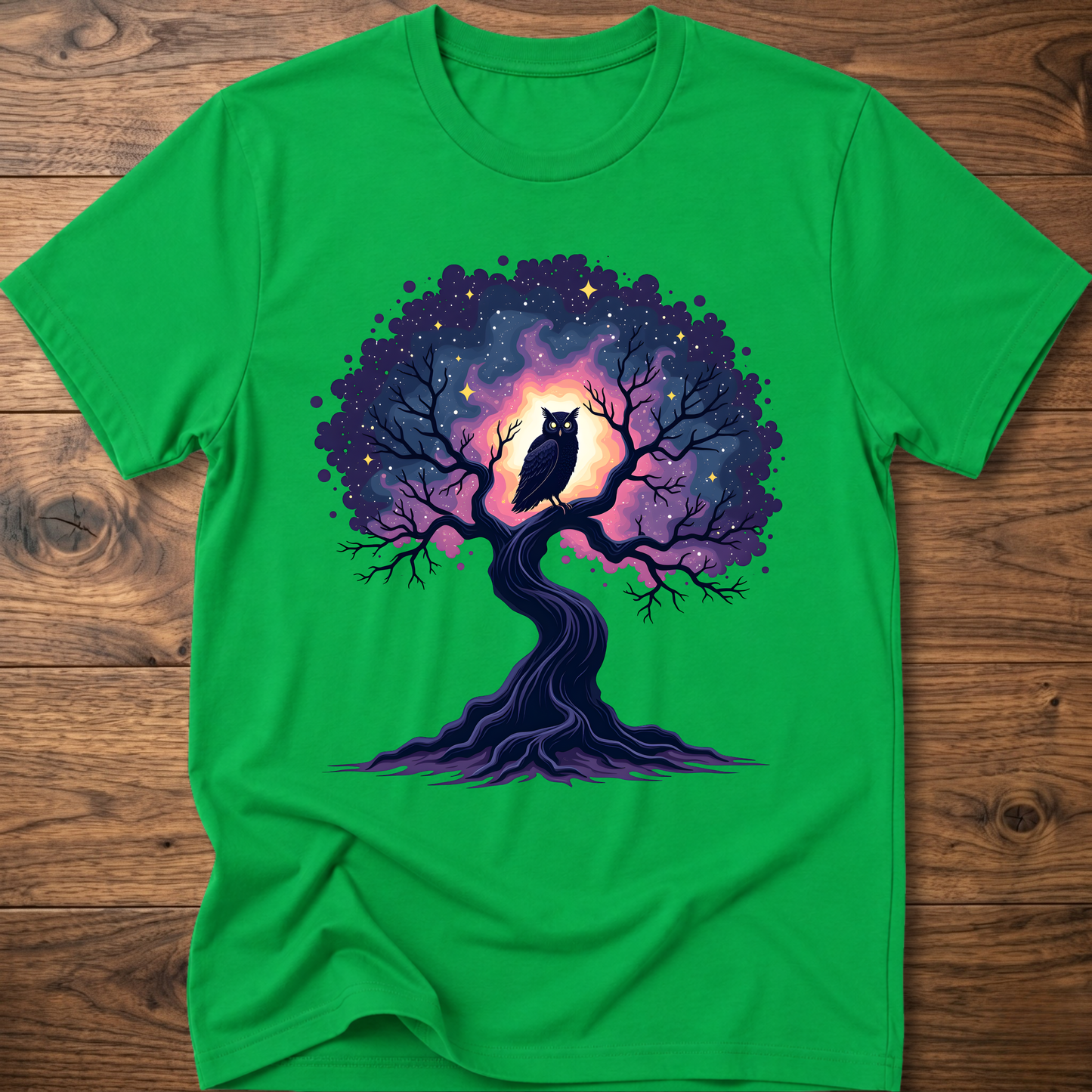 Galactic Tree Owl T-Shirt