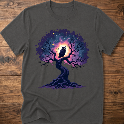 Galactic Tree Owl T-Shirt