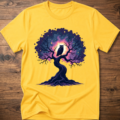 Galactic Tree Owl T-Shirt
