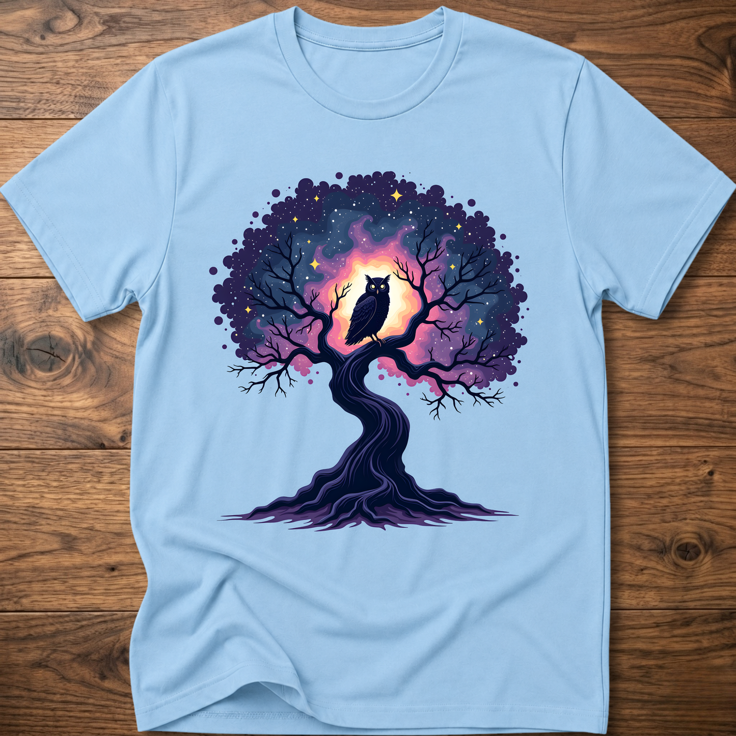 Galactic Tree Owl T-Shirt