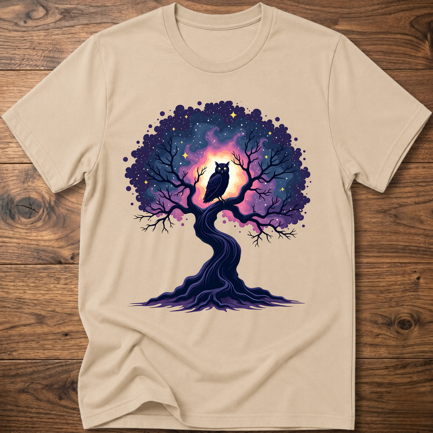 Galactic Tree Owl T-Shirt