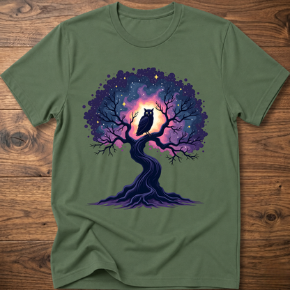 Galactic Tree Owl T-Shirt