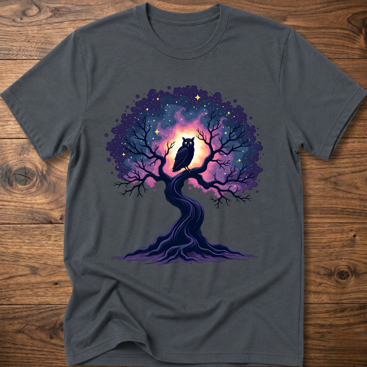 Galactic Tree Owl T-Shirt
