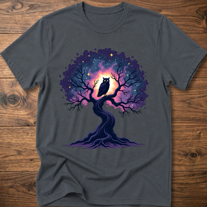 Galactic Tree Owl T-Shirt