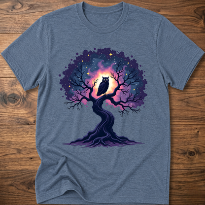 Galactic Tree Owl T-Shirt