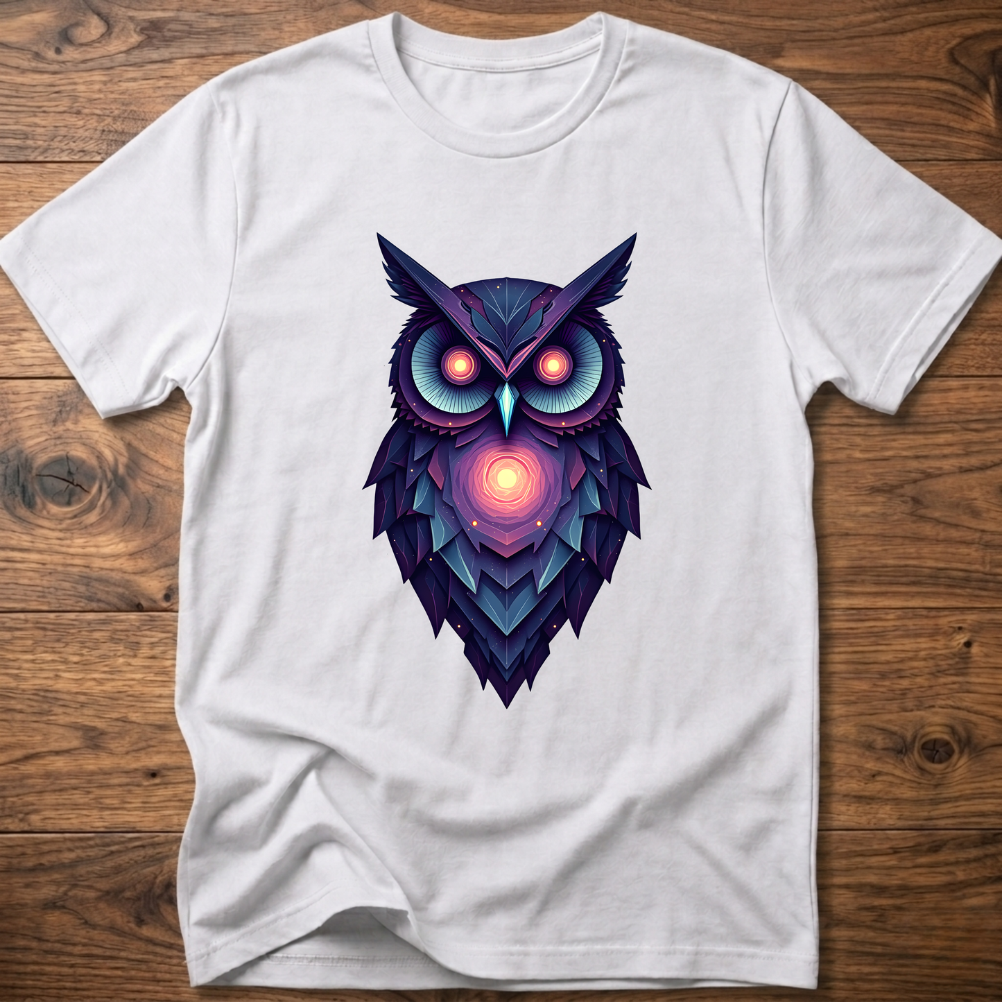 Galactic Abstract Owl T-Shirt