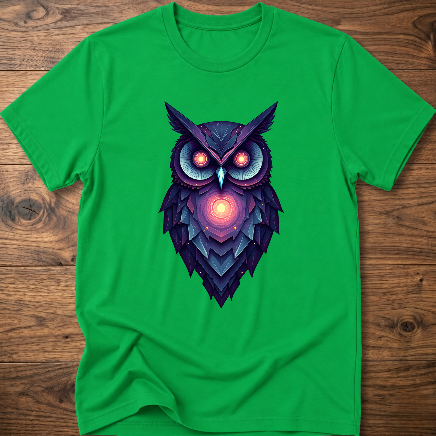 Galactic Abstract Owl T-Shirt
