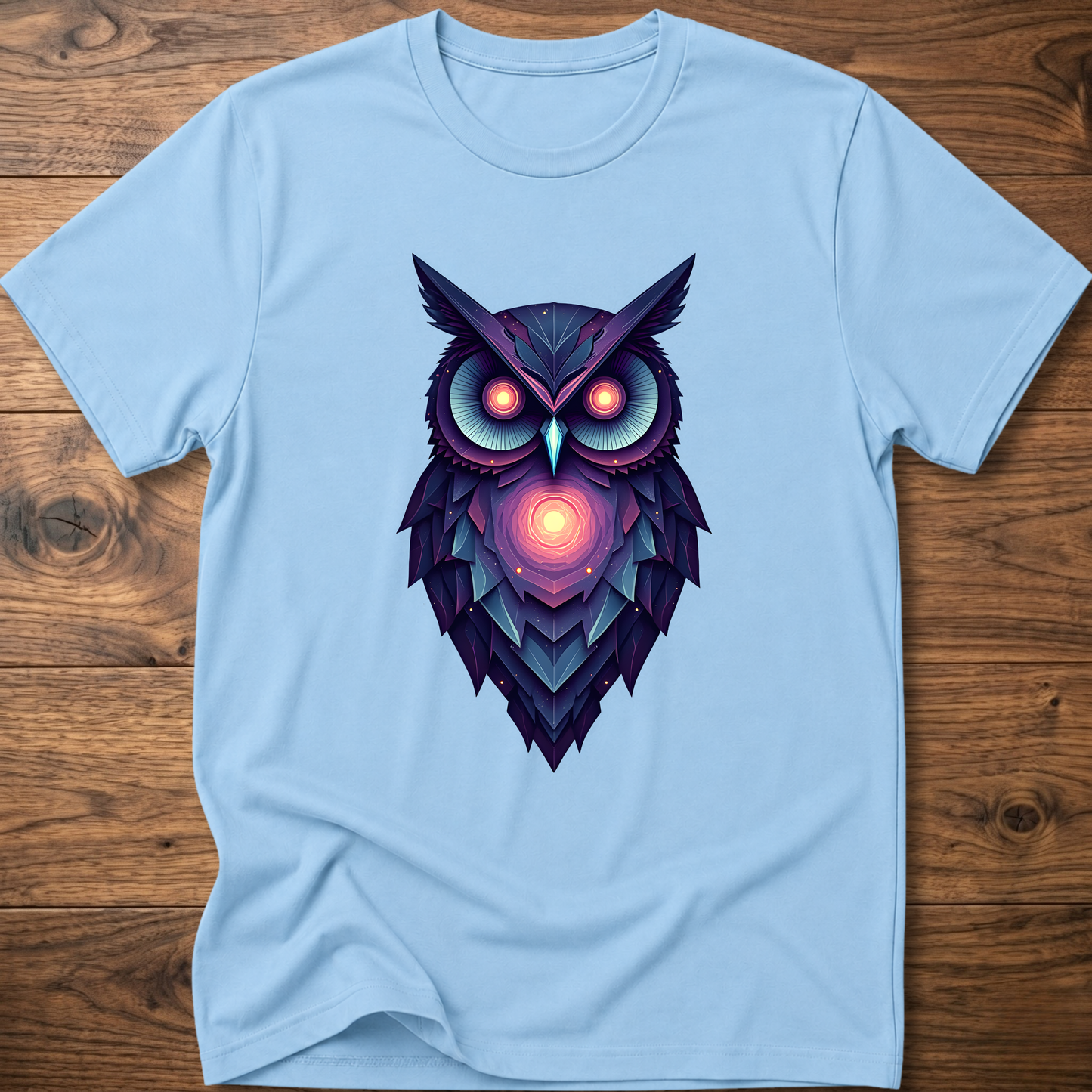 Galactic Abstract Owl T-Shirt