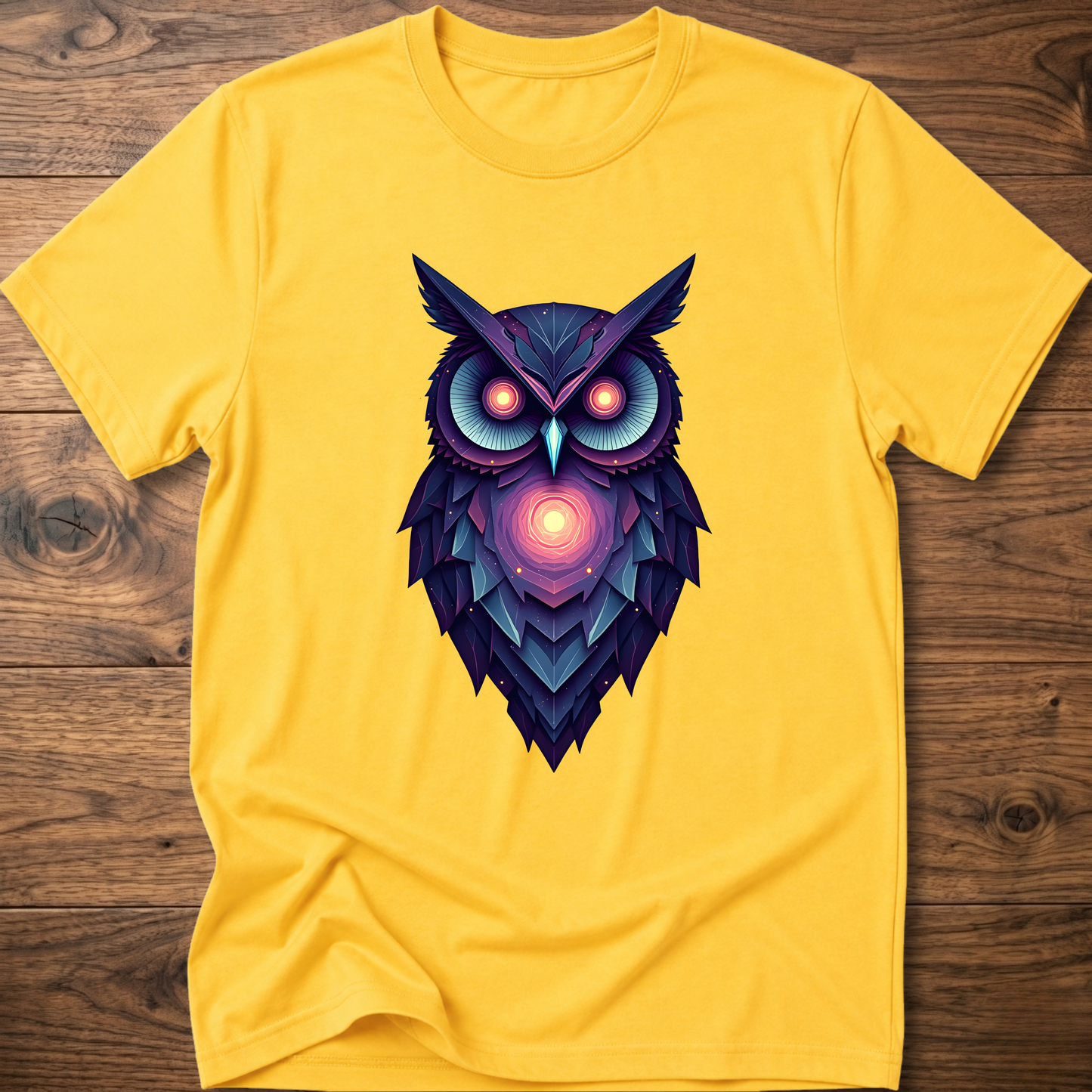 Galactic Abstract Owl T-Shirt
