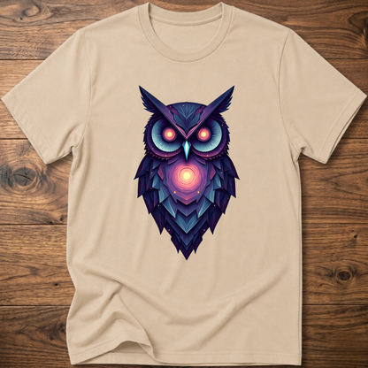 Galactic Abstract Owl T-Shirt