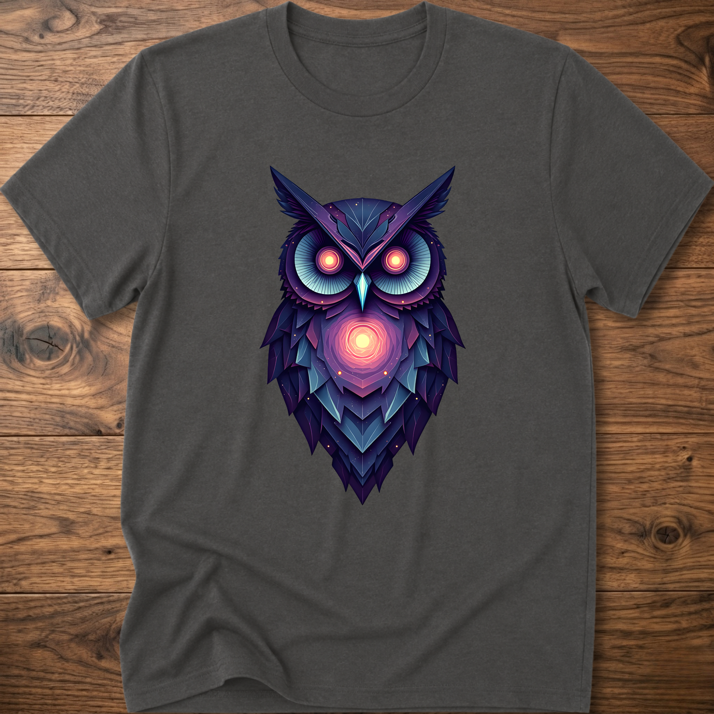 Galactic Abstract Owl T-Shirt