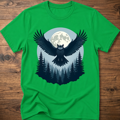Moon Forest Owl T-Shirt