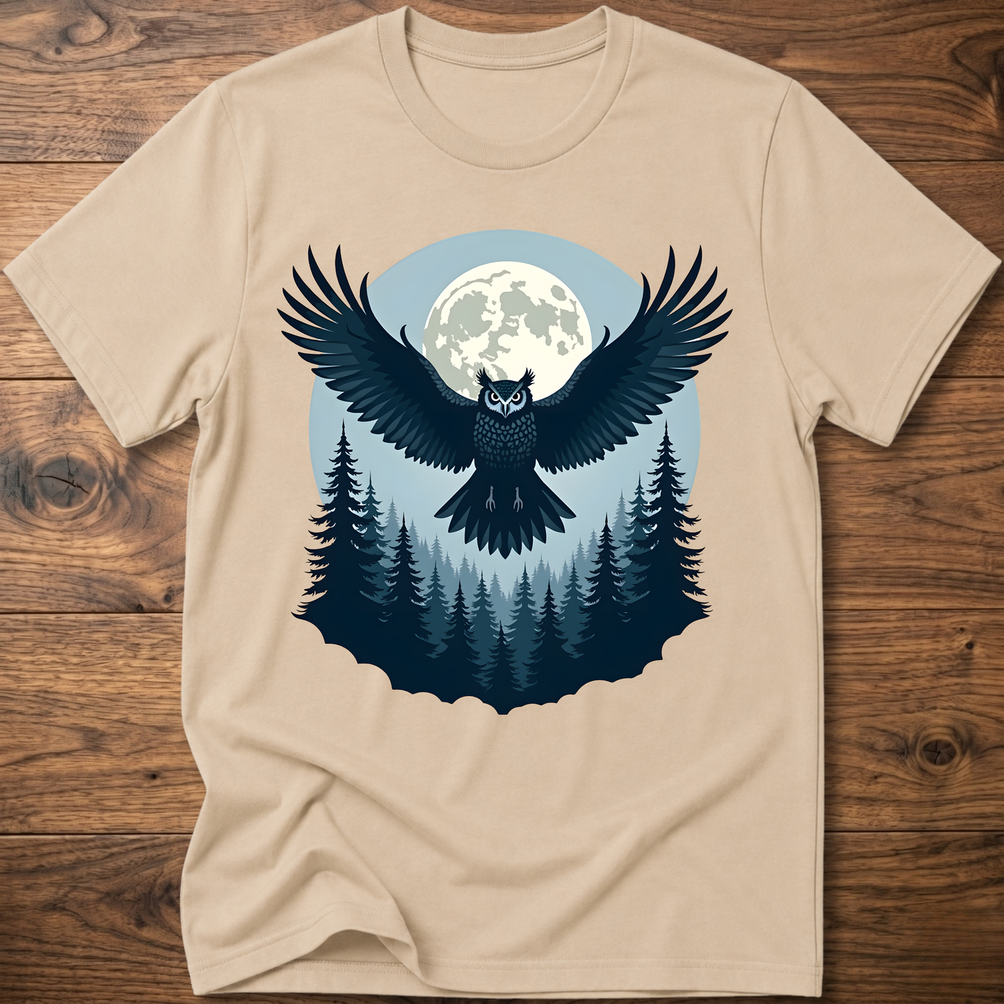 Moon Forest Owl T-Shirt