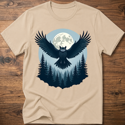 Moon Forest Owl T-Shirt