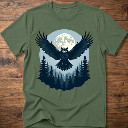 Moon Forest Owl T-Shirt