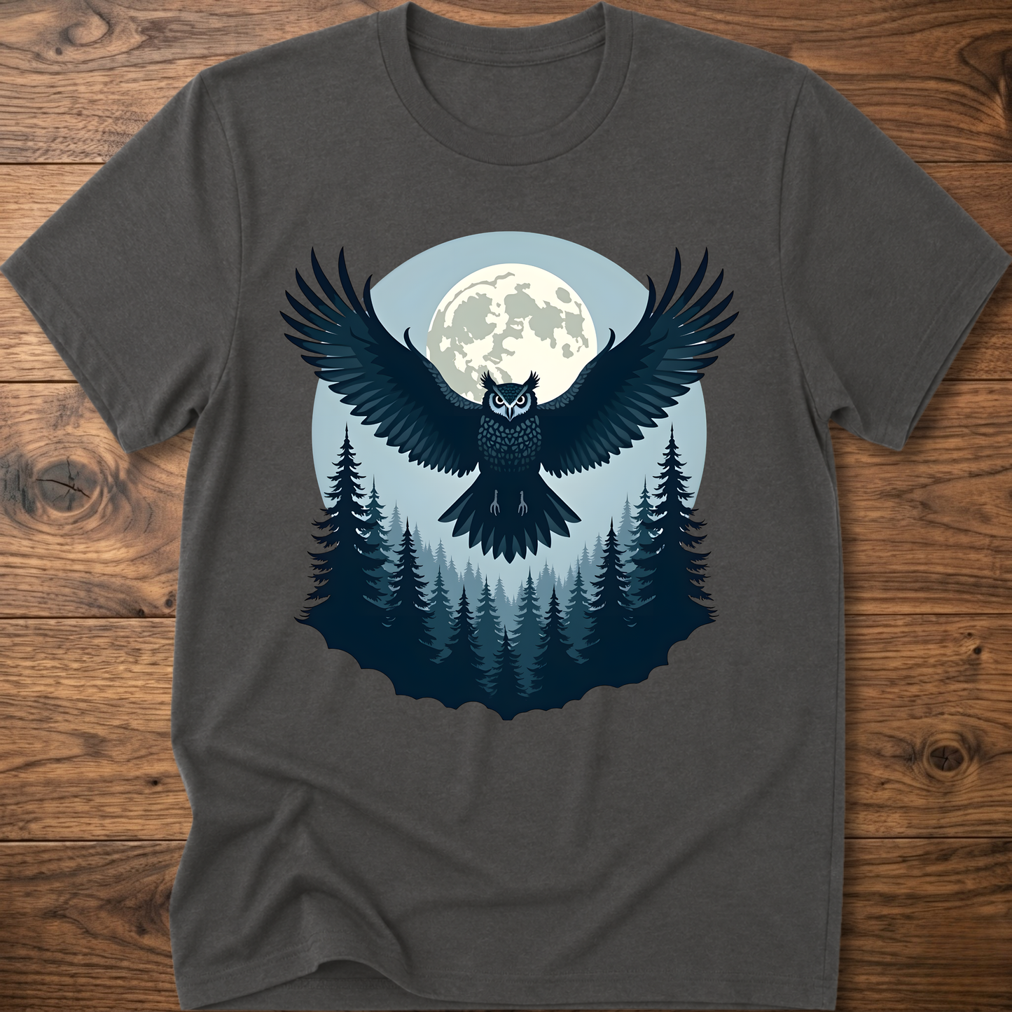 Moon Forest Owl T-Shirt