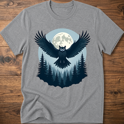 Moon Forest Owl T-Shirt