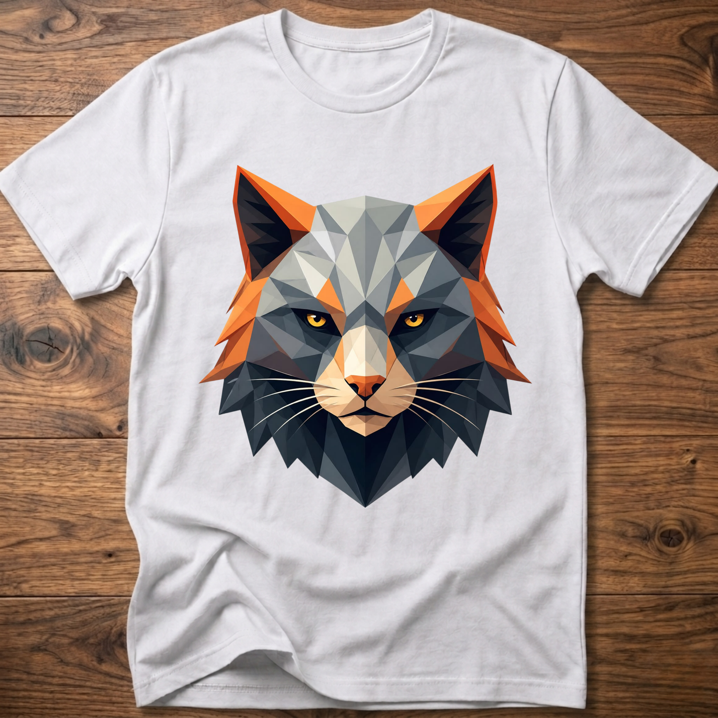 Astro Geometric Cat T-Shirt