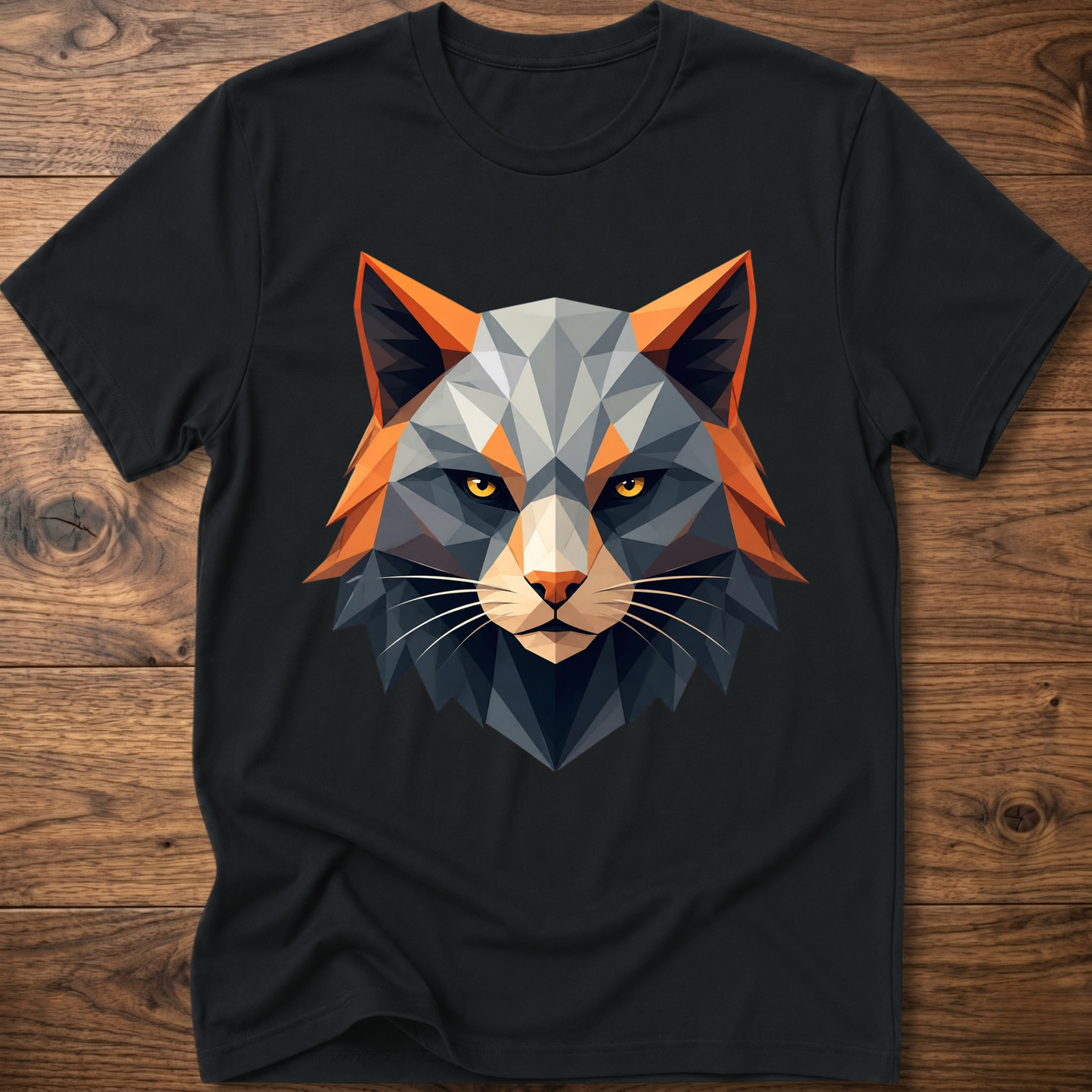 Astro Geometric Cat T-Shirt