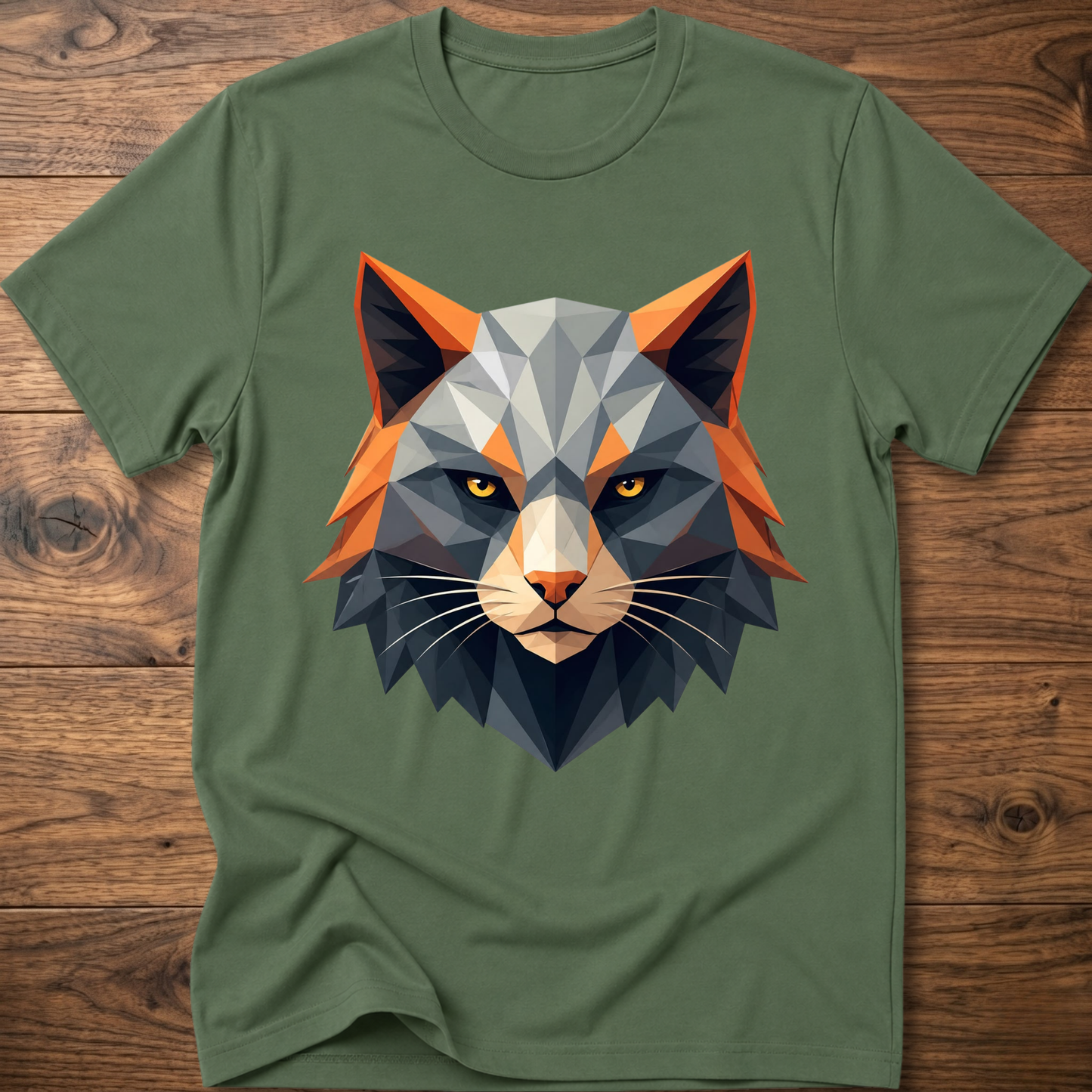 Astro Geometric Cat T-Shirt