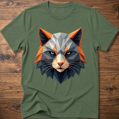 Astro Geometric Cat T-Shirt