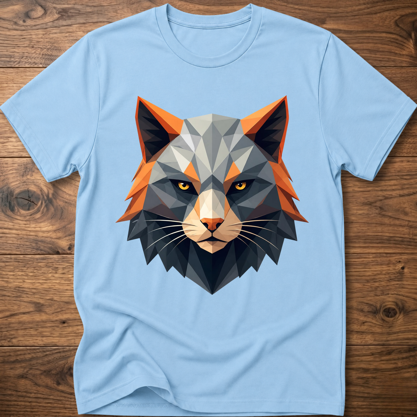 Astro Geometric Cat T-Shirt
