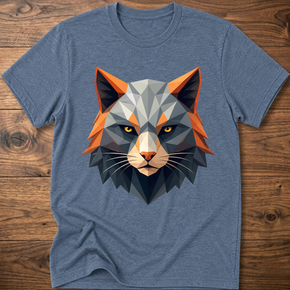 Astro Geometric Cat T-Shirt