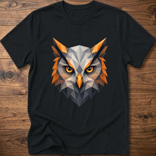 Astro Geometric Owl T-Shirt