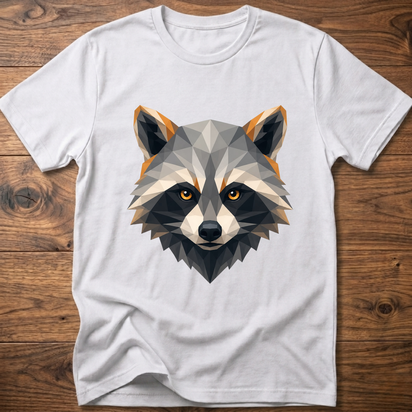 Astro Geometric Raccoon T-Shirt