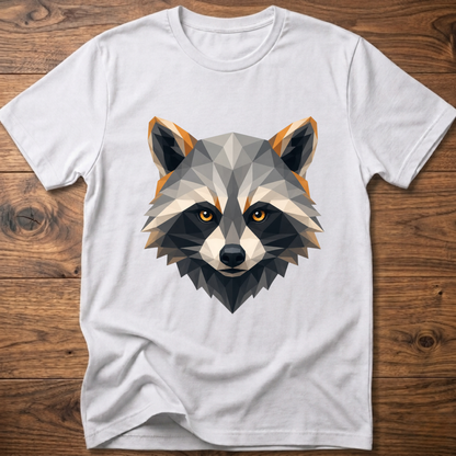 Astro Geometric Raccoon T-Shirt