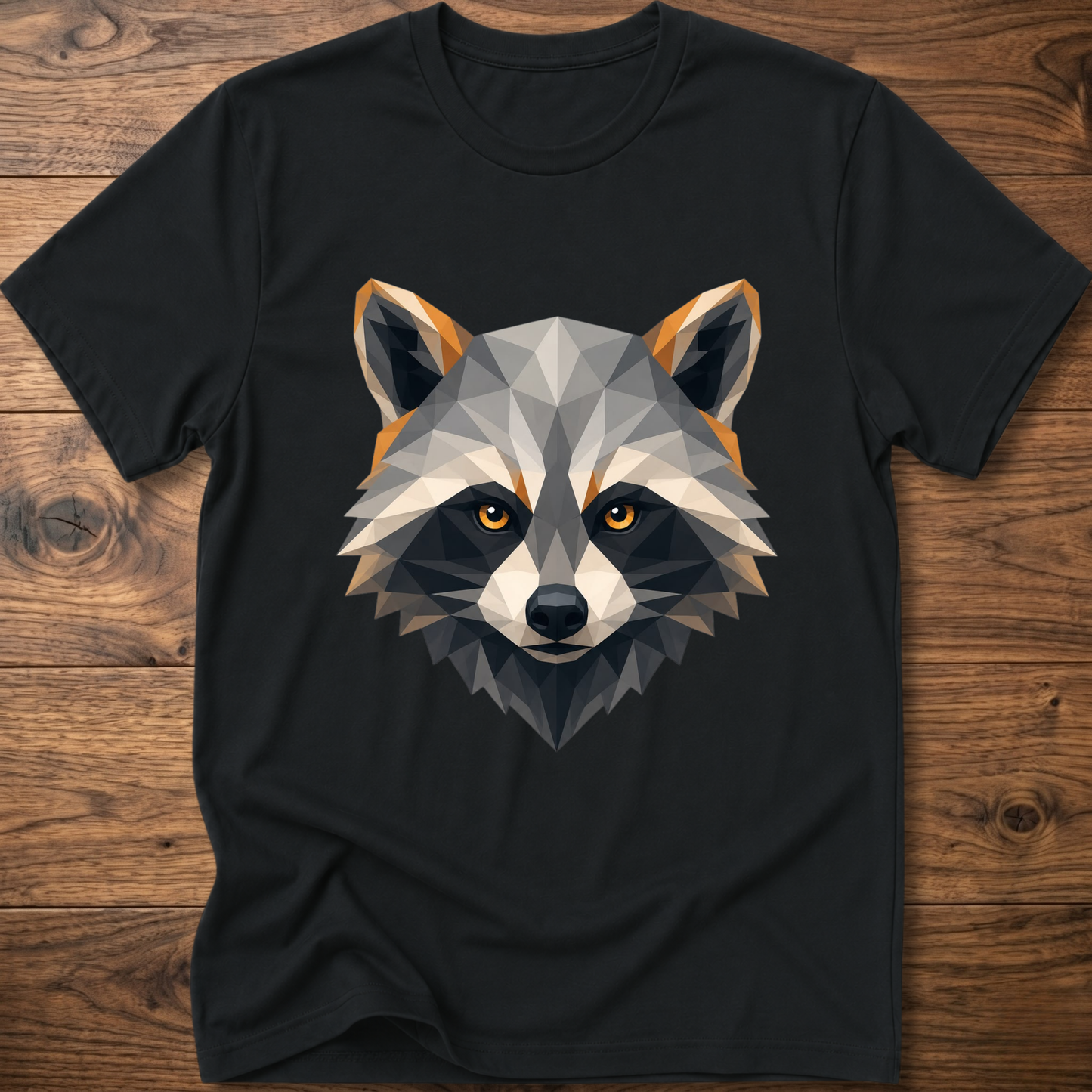 Astro Geometric Raccoon T-Shirt