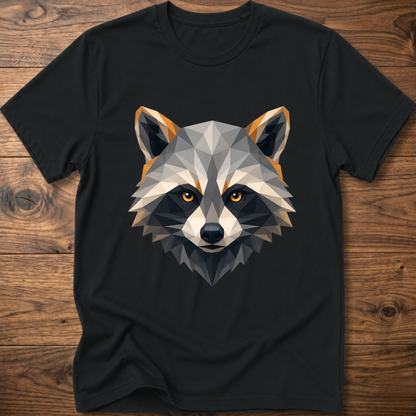 Astro Geometric Raccoon T-Shirt