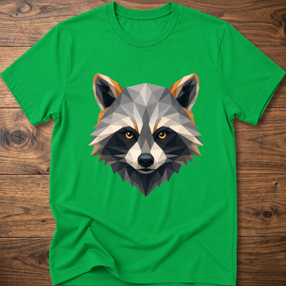 Astro Geometric Raccoon T-Shirt
