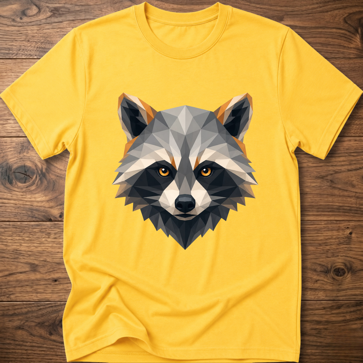 Astro Geometric Raccoon T-Shirt