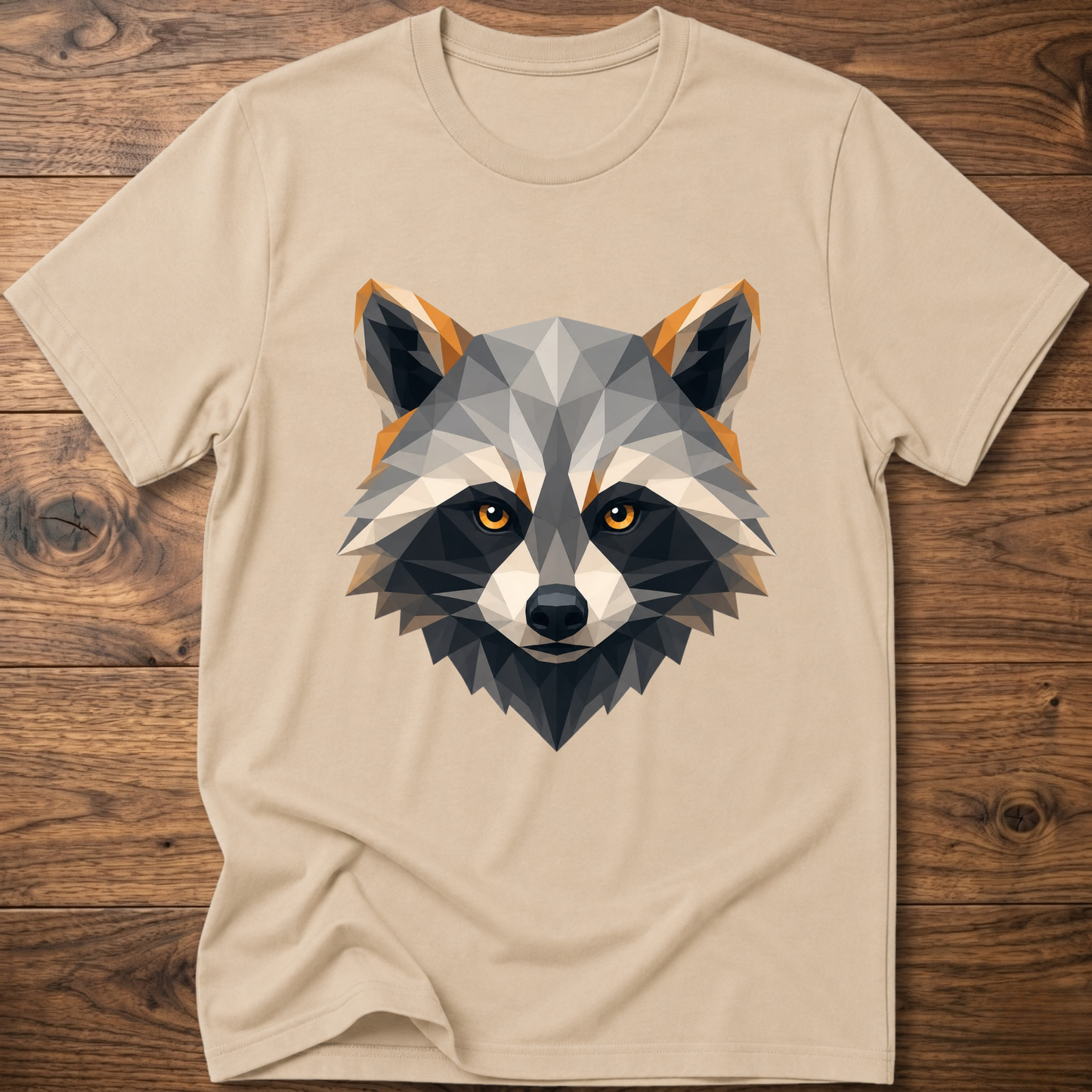 Astro Geometric Raccoon T-Shirt