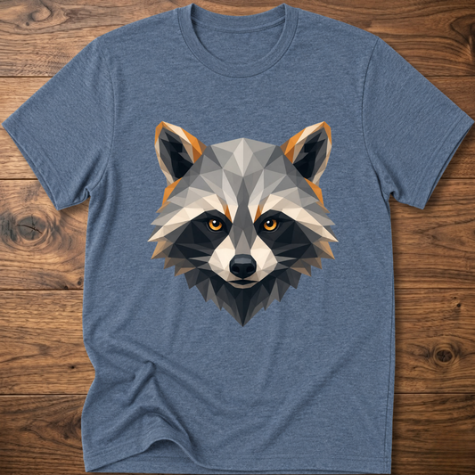 Astro Geometric Raccoon T-Shirt