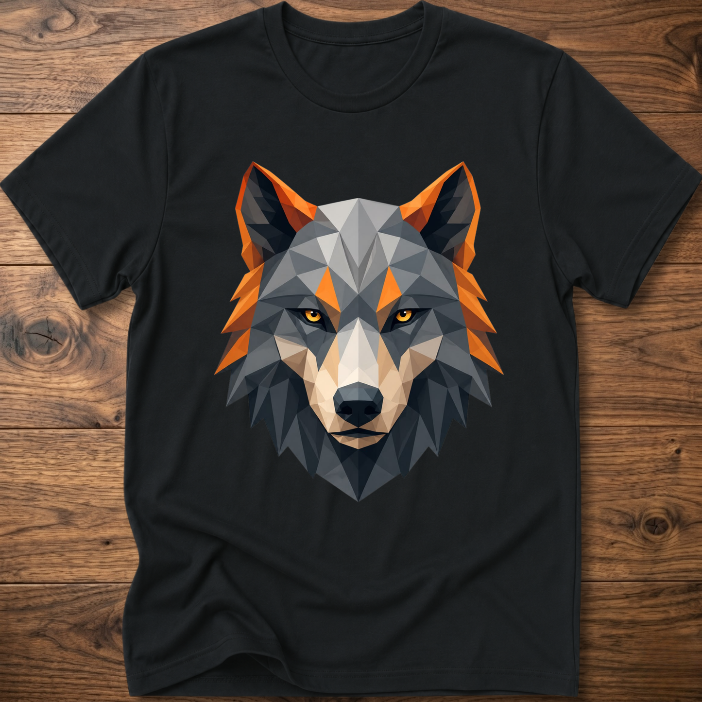 Astro Geometric Wolf T-Shirt