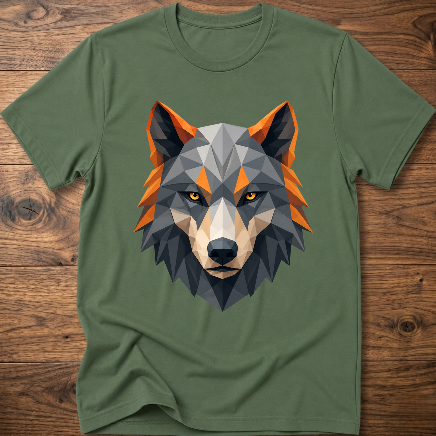 Astro Geometric Wolf T-Shirt