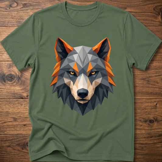 Astro Geometric Wolf T-Shirt