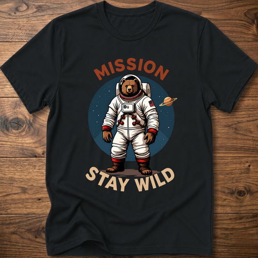 Mission Stay Wild Bear T-Shirt