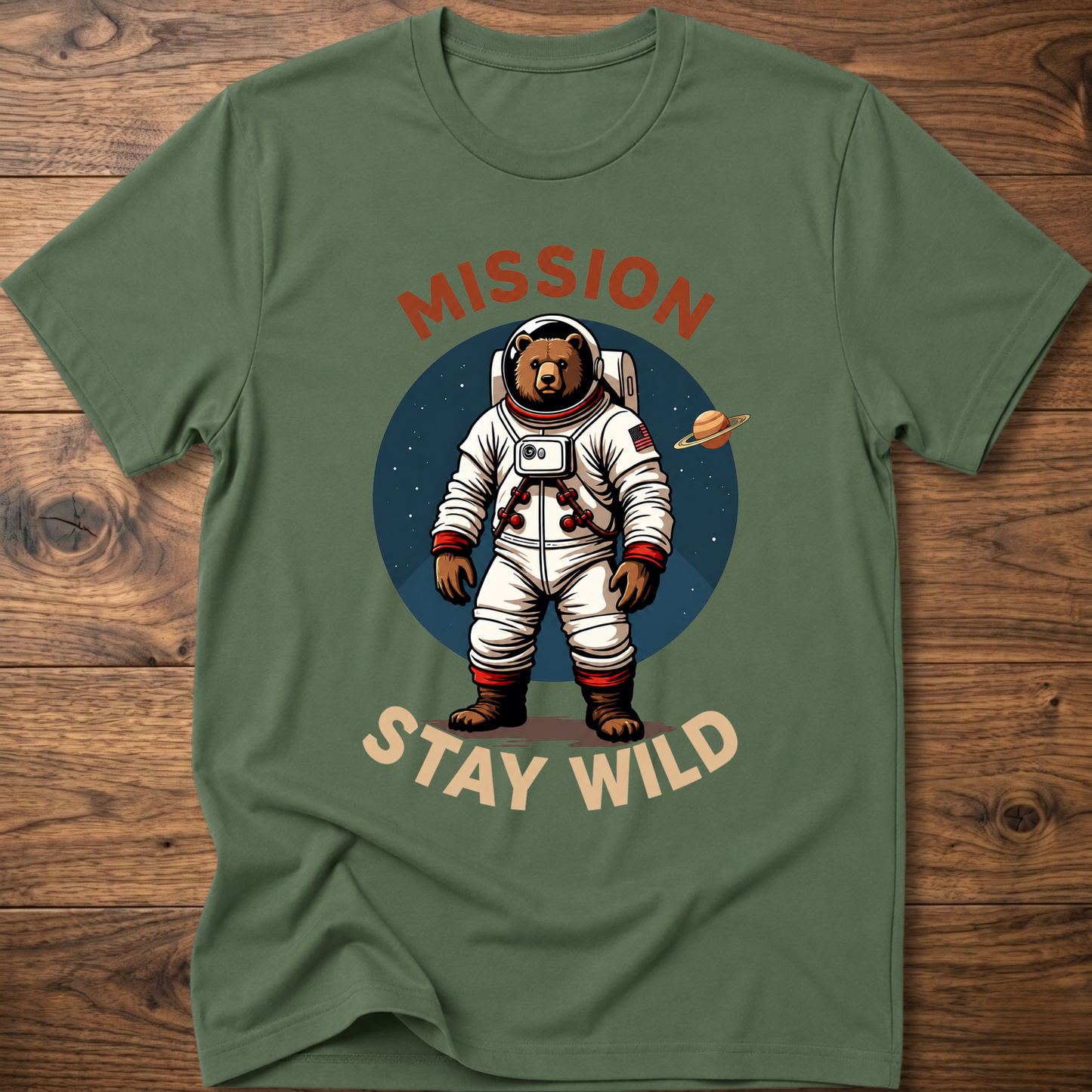 Mission Stay Wild Bear T-Shirt
