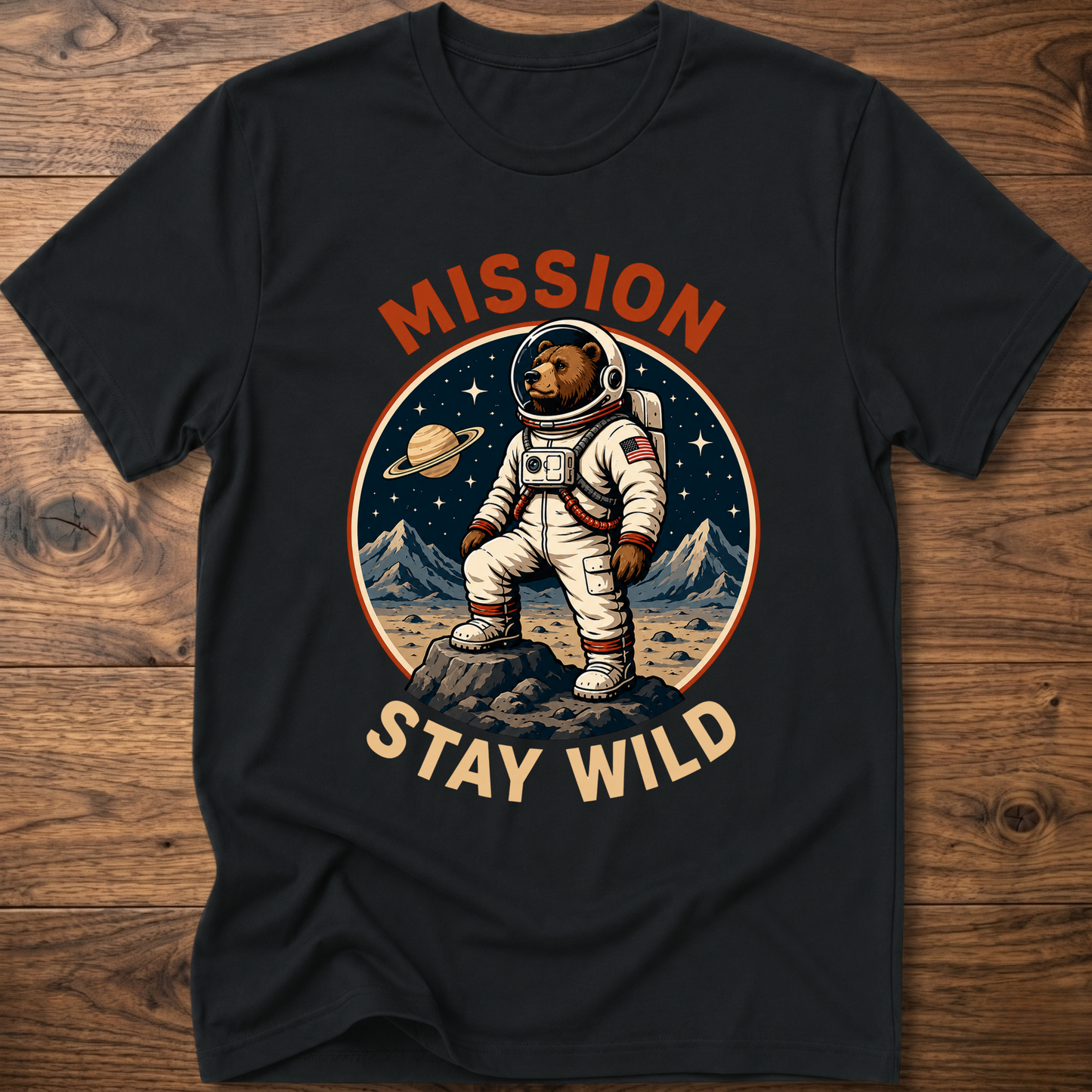 Mission Stay Wild Bear T-Shirt