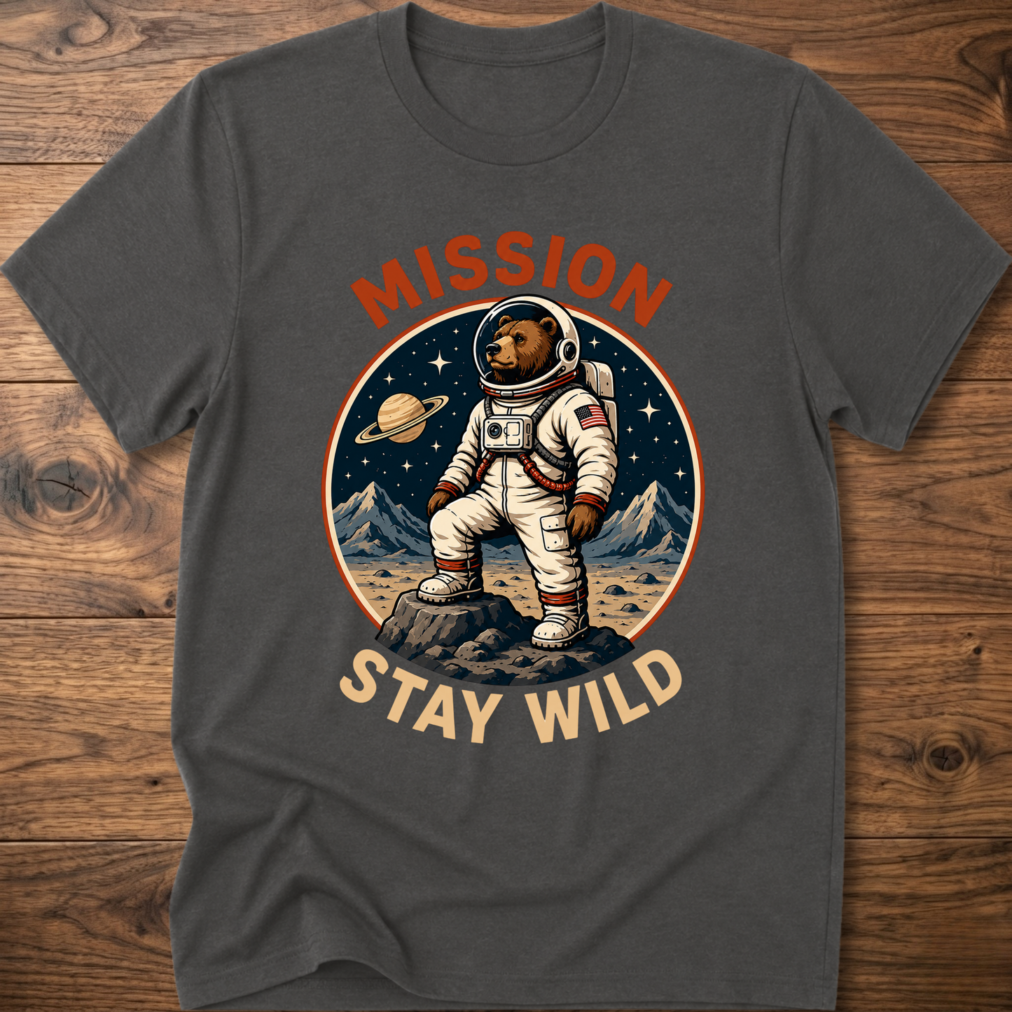 Mission Stay Wild Bear T-Shirt