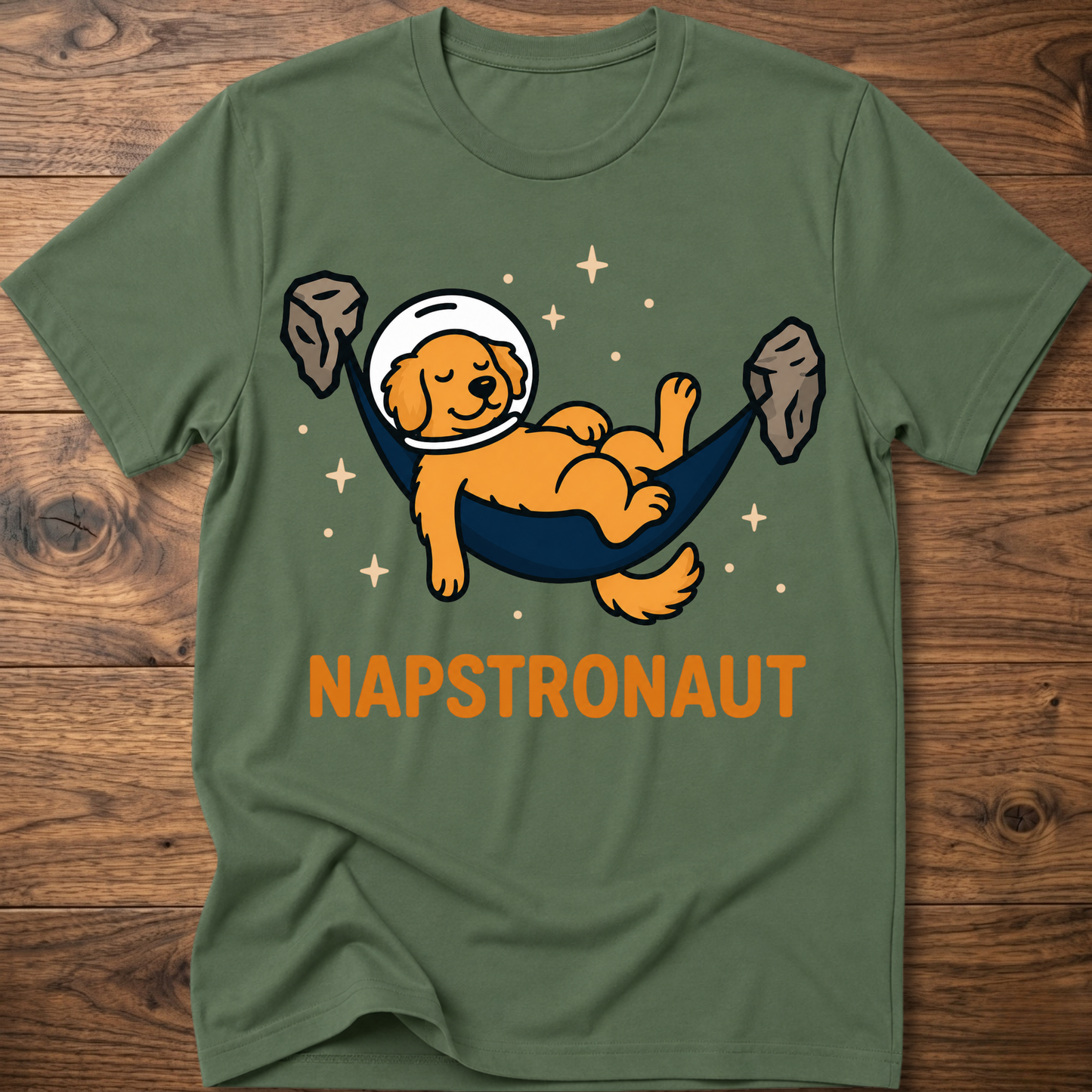 Napstronaut Dog T-Shirt